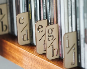 CD Dividers Compact Disc Organisers - A great way to organise your collection of Compact Discs