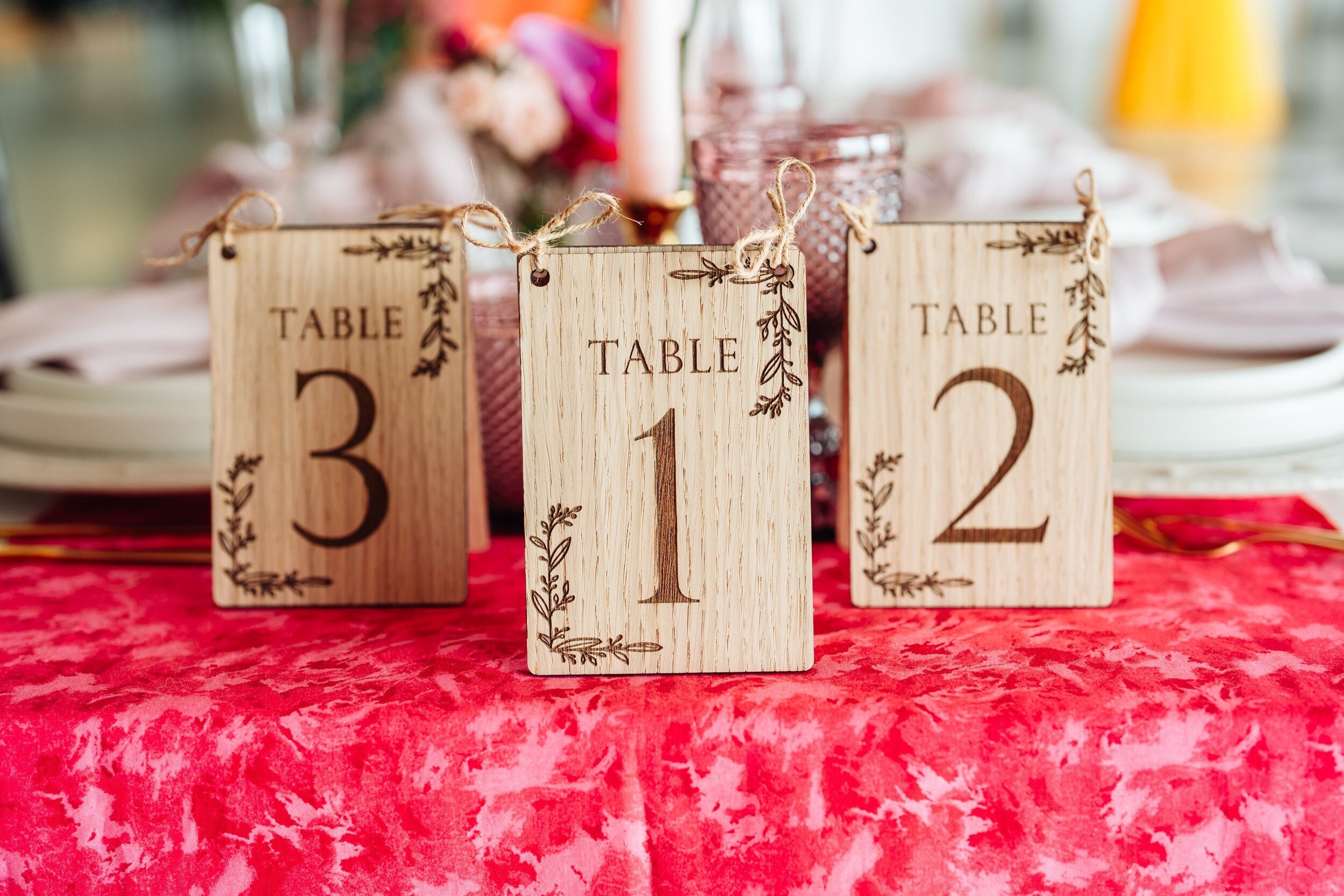 Rustic Design Table Number Wooden Wedding Table Numbers | Rustic Wedding Decorations | Boho Table ...