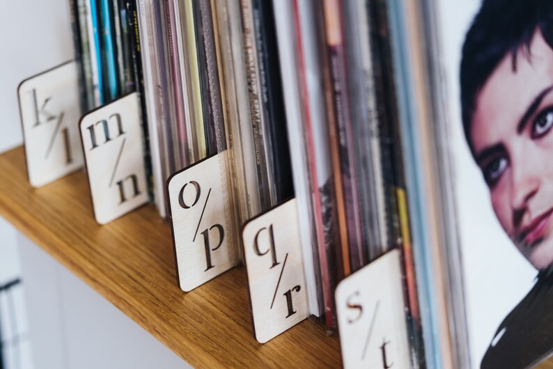 Vinyl Record Dividers // Vinyl Record Storage LP Dividers Etsy UK