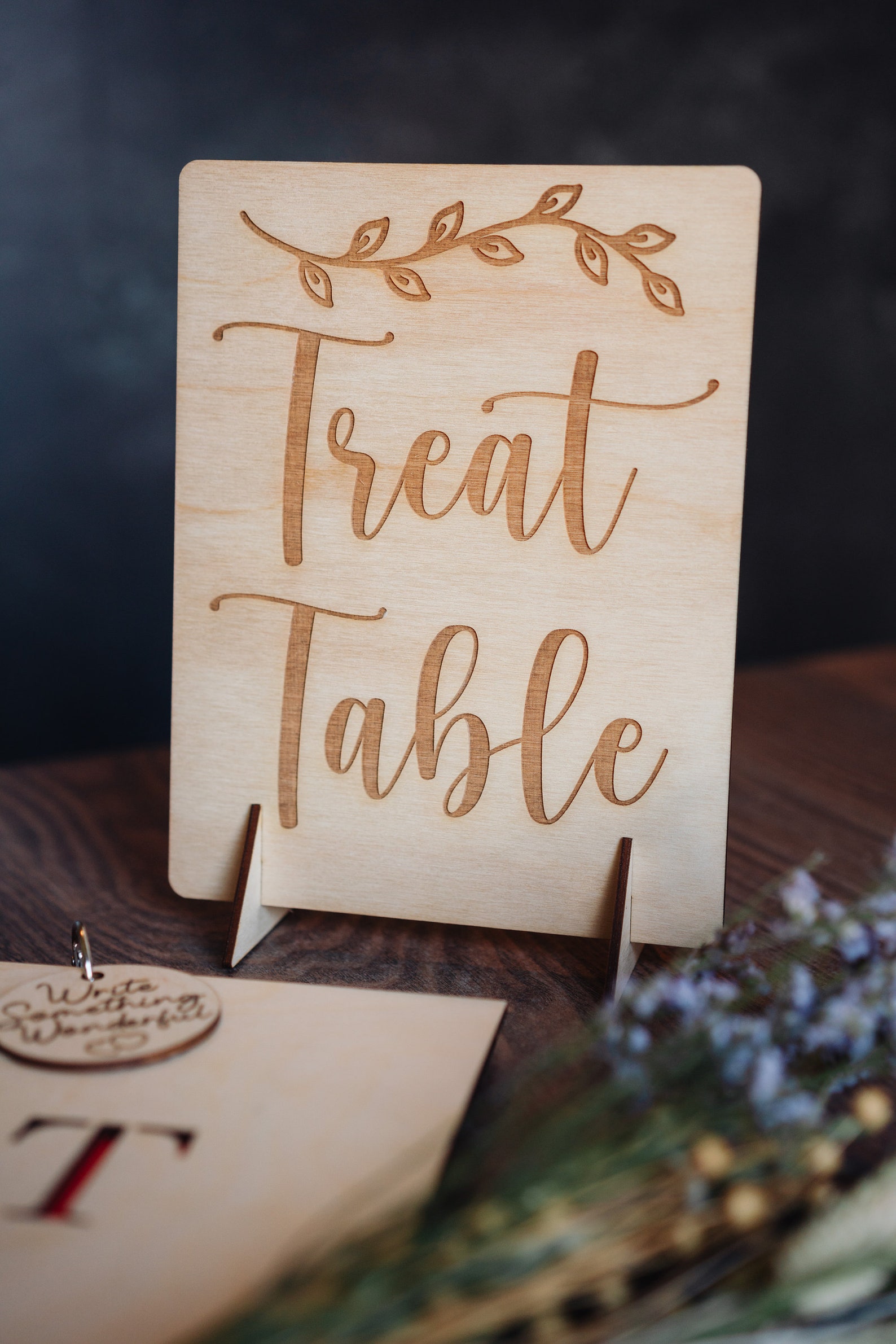Treat Table Sign the Perfect Sign to Compliment Any Candy Etsy
