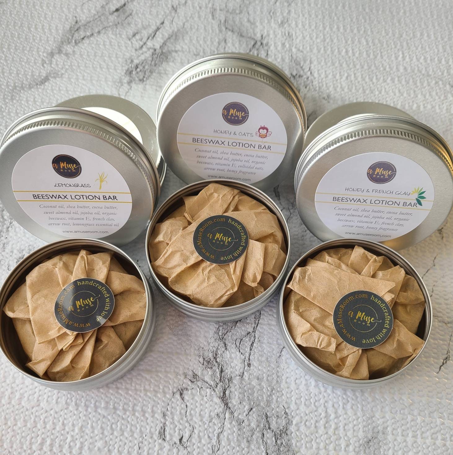 Holiday Stocking Stuffer: Natural Moisturizing Solid Lotion balm bar …