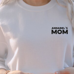 Personalised Mom Sweatshirt