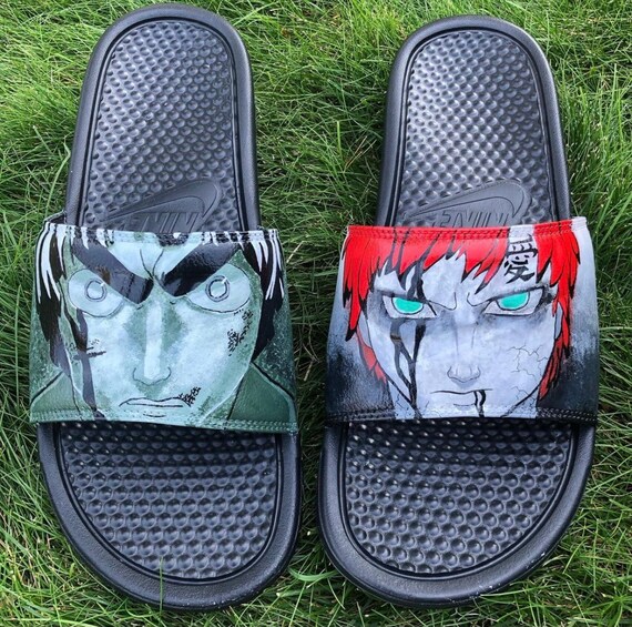 naruto nike slides