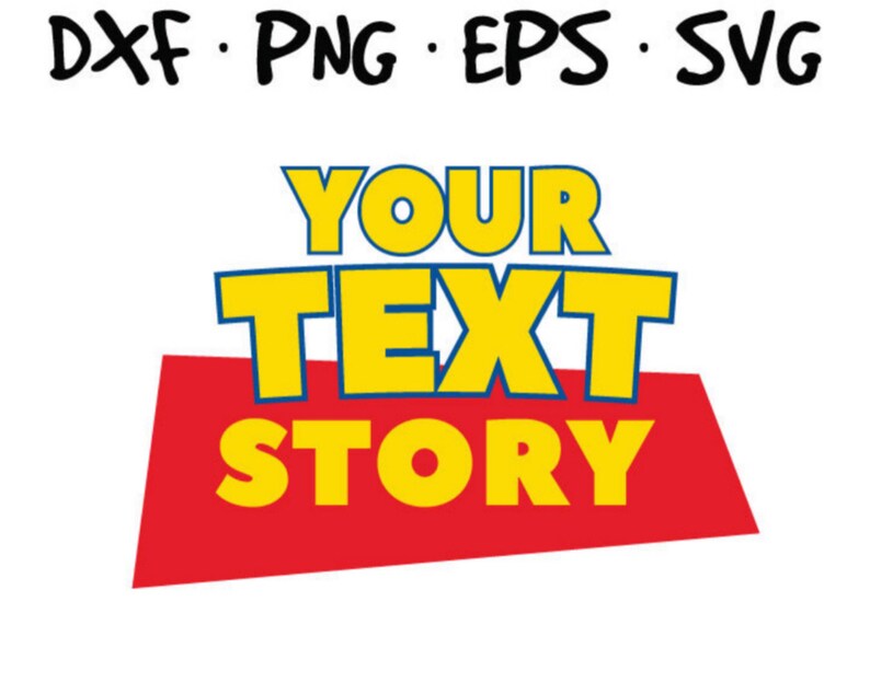 Custom Your Name Toy Story Movie inspired logo and Font ...