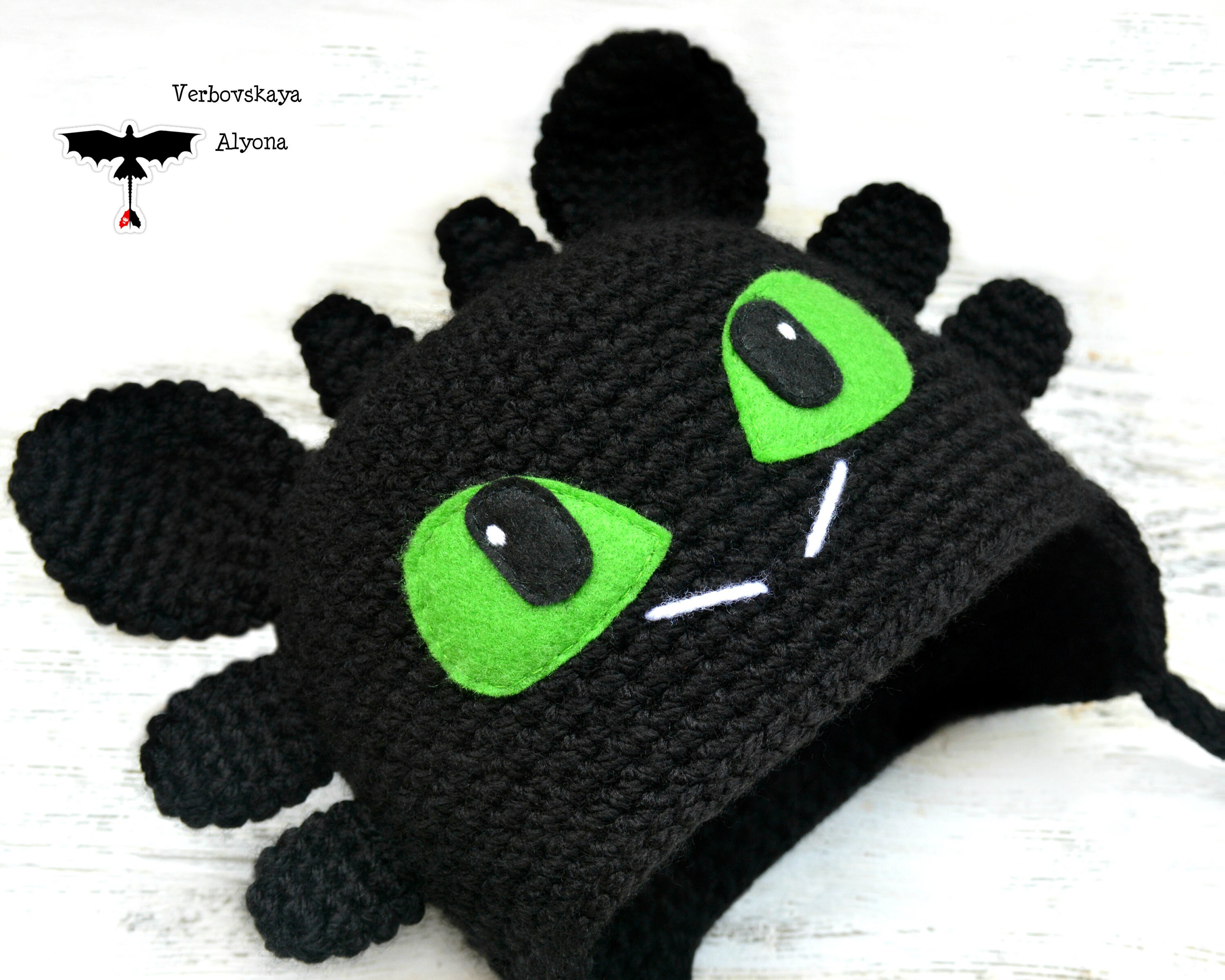 Toothless Hat Dragon Beanie Crochet Dragon Hat Knit Toothless Etsy UK