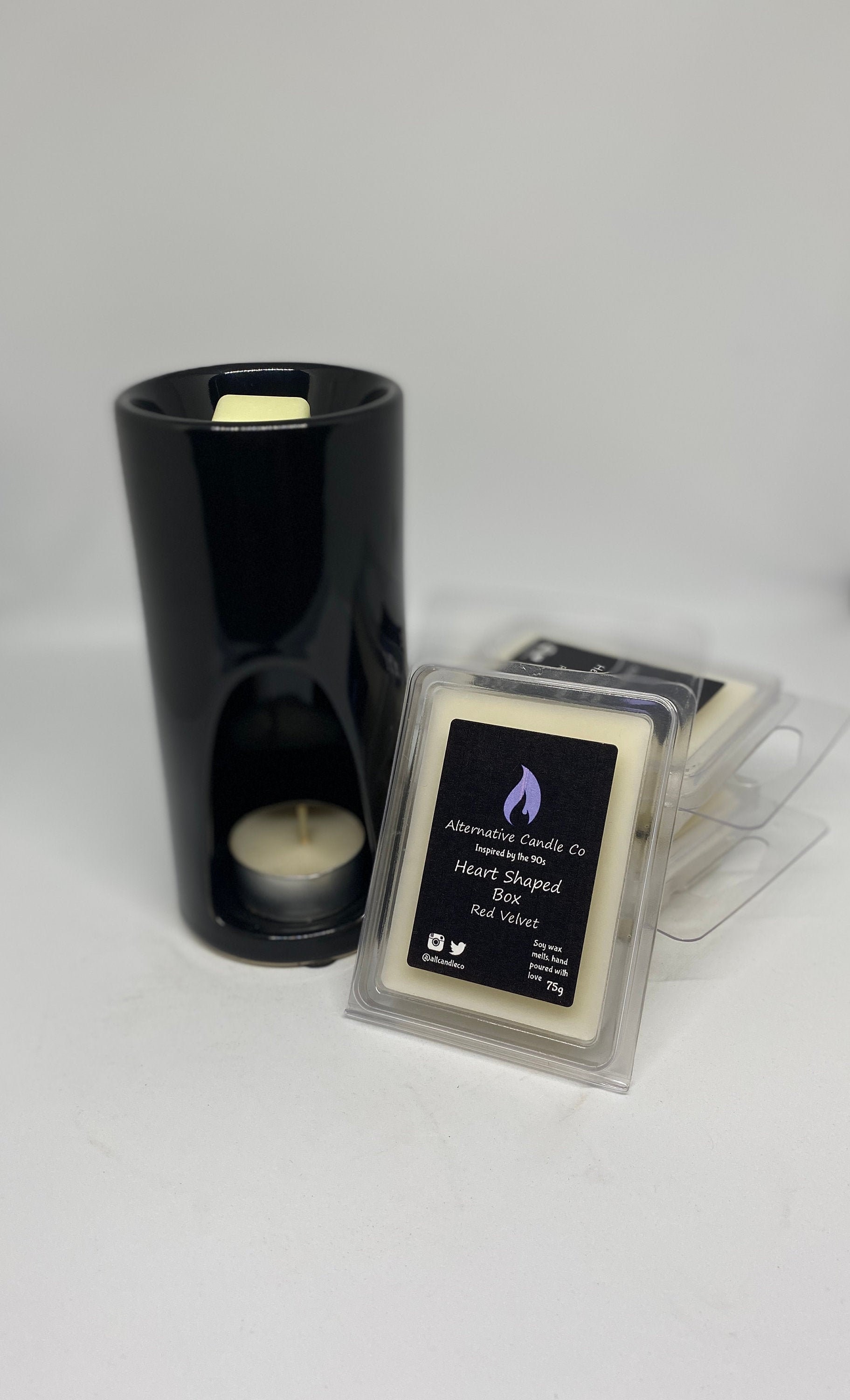 Wax Melt Burner Black Ceramic Tea Light Burner for Wax Melts Etsy New