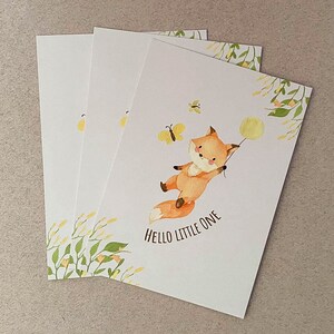 Postkarte Baby "Hello little One"