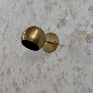 1950s Mid Century Modern Wall Light Sconce Italian Brass wall fixture Lamp