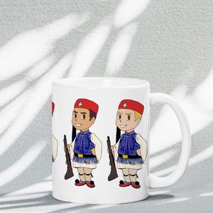 Greek Soldier (Tsolia) Mug by OPA Y OLE