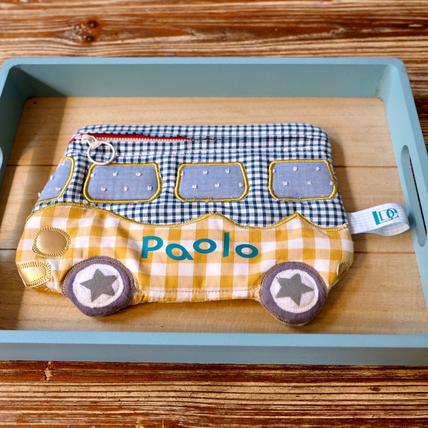 Trousse Tube Volswagen Personnalisée Voiture École Crayons Rangement