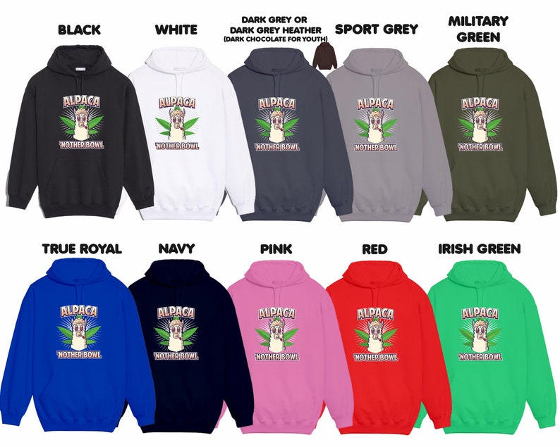 Alpaca Another Bowl Llama Weed T-shirt Gift Idea For Men Women Funny Holiday Hoodie Sweater Birthday Party 420 High Way Cannabis Marijuana