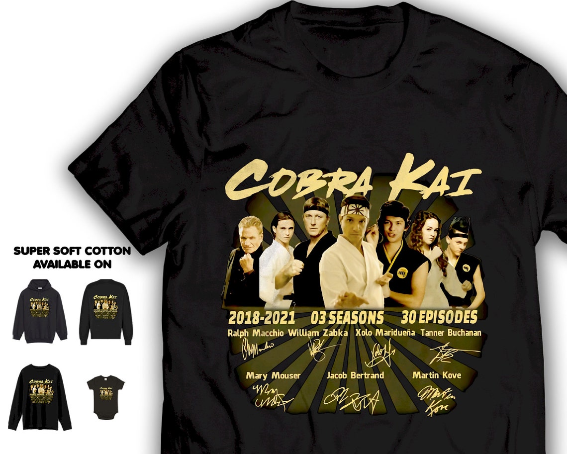 Cobra Kai Tshirt Gift Ideas For Movie Fan Lover Men Women Etsy
