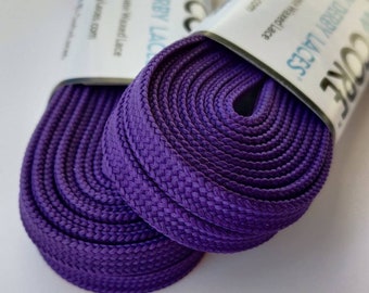 Royal Dark Purple Rollerskate Laces (Narrow 6mm) 96 inches (PAIR)
