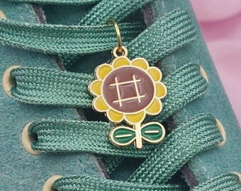 Cute Sunflower Roller Skate Shoe Lace Charm