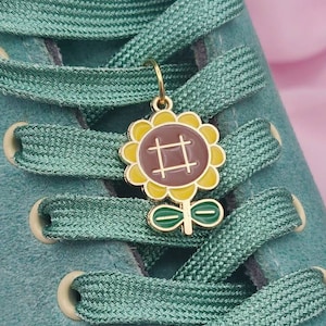 Cute Sunflower Roller Skate Shoe Lace Charm