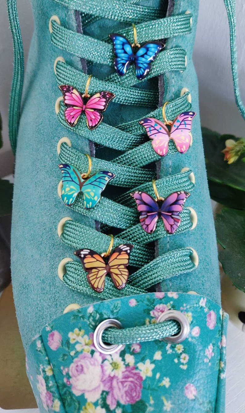 Butterfly Roller Skate Shoe Lace Charm Etsy