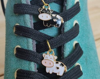 NEW COLOUR - Cow Roller Skate Shoe Lace Charm