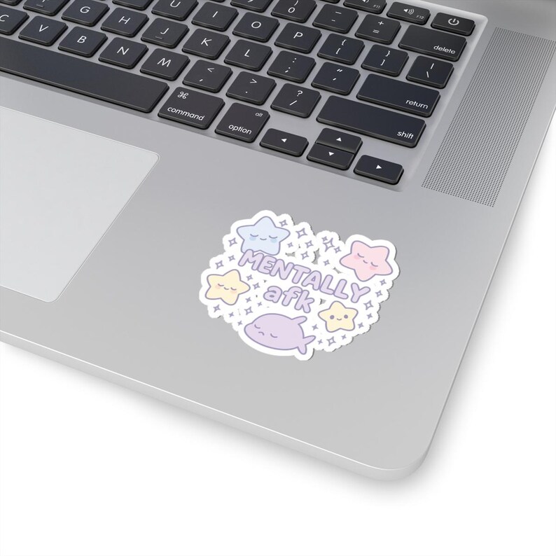 Kawaii Mentally AFK Vinyl Sticker – Laptop, Journal, Planner Decor - Etsy