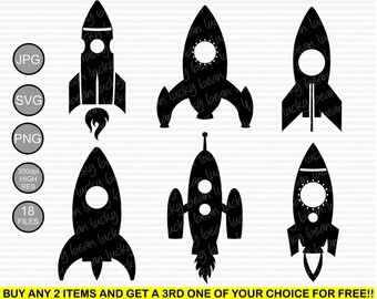 Download Rocket Svg Etsy