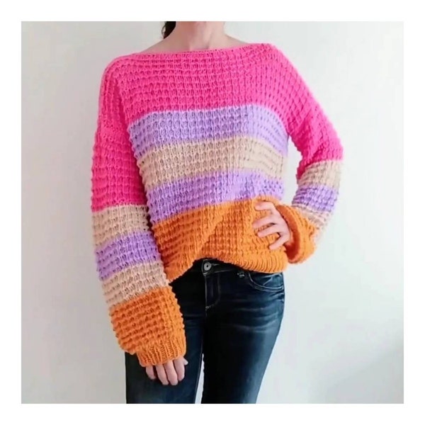 Hand knitted jumper