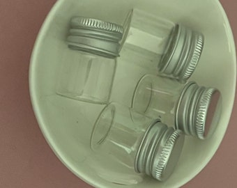 Mini glass jars