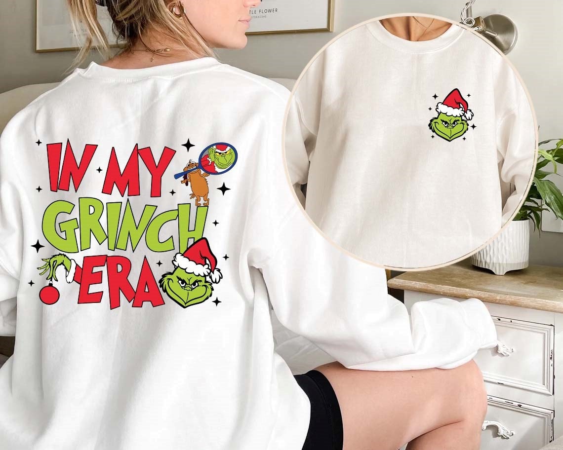 Discover The Grin Christmas Double Sided Sweatshirt