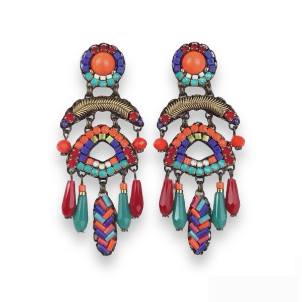 MELIZI "Inca" Ethnic Earrings (Pre-order)