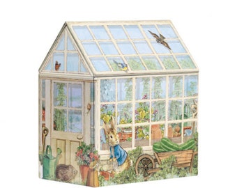 TIN: Peter Rabbit Greenhouse Tin