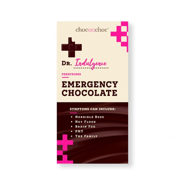 NOVELTY NIBBLES: Dr Indulgence Emergency Chocolate