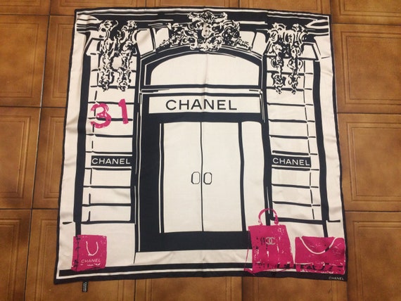 Chanel silk scarf panuelo de seda