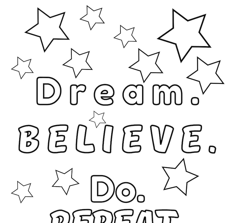 Childrens Colouring Pages Kids Colouring Pages Girls Etsy