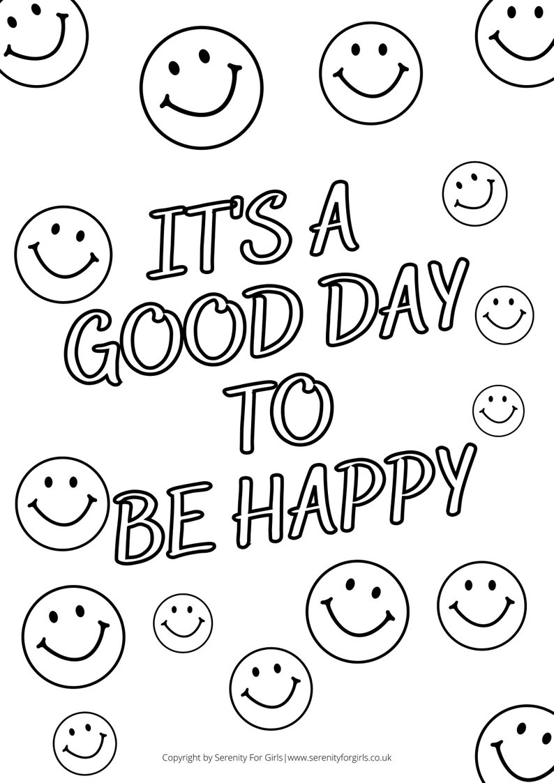 Childrens Colouring Pages Kids Colouring Pages Girls Etsy