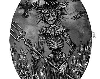 Harvest | Original Ink Drawing
