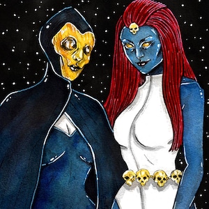 Mystique & Destiny | Original Ink Drawing