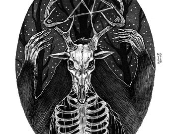 Hollow | Original Ink Drawing