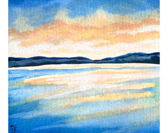 Voyageurs National Park, Minnesota | Original Watercolor Painting