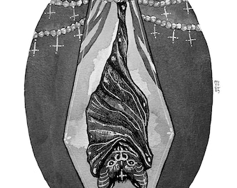 Bat | Original Ink Drawing