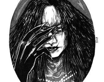 Bruja | Original Ink Drawing