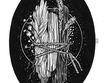 Smudge | Original Ink Drawing