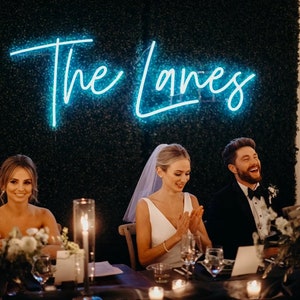 Neon Wedding Sign Custom Wedding Decor, Custom Sign Wall Decor, Custom Led Sign Engagement Gifts, Wedding Neon Sign Personalized  Gifts