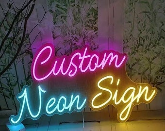 Custom Neon Sign | Neon Sign | Wedding Neon Sign | Led Neon Sign | Name Neon Sign | Neon Signs | LED Sign | Wall Decor | Home Decor
