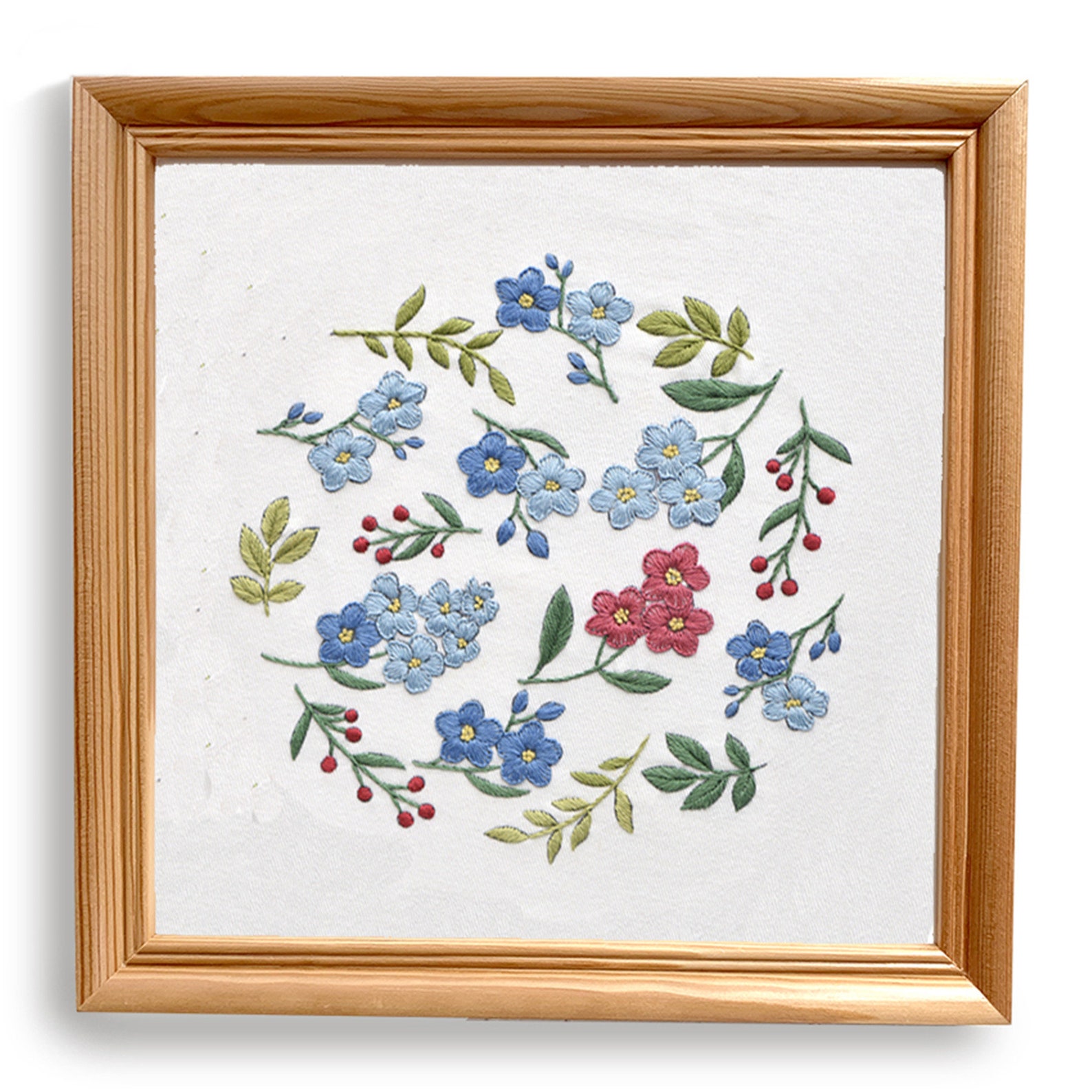 Flower Embroidery Kit for Beginner New Etsy UK