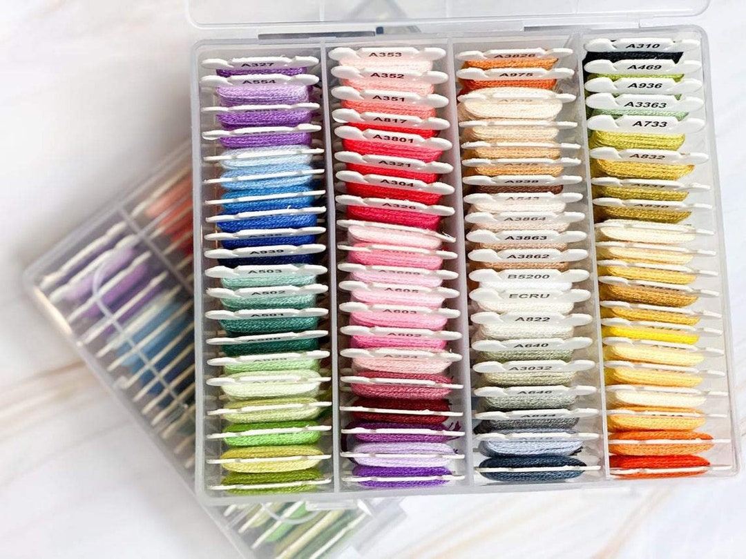 80 Colours Embroidery Floss Box for Cross Stitch,embroidery Thread