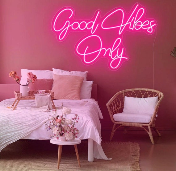 Good Vibes Wall Neon Sign