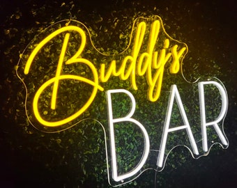 Personalized Home Bar Neon Sign, Customized Home Bar Neon Sign, Novelty Neon Sign, Neon Sign Gift, Neon Sign for Dad, Father's Day Gift Neon