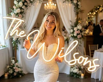 Neon Sign Custom Name, Custom Neon Sign Battery Operated, Neon Sign Custom Wedding, Neon Name Sign, Custom Led Neon Sign For Wedding