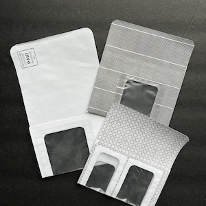 Pochettes de bibliothèque pour enveloppes sécurisées recyclées - Belles enveloppes mignonnes de journal indésirable faites main pour escargots et courrier heureux, support éphémères et plus