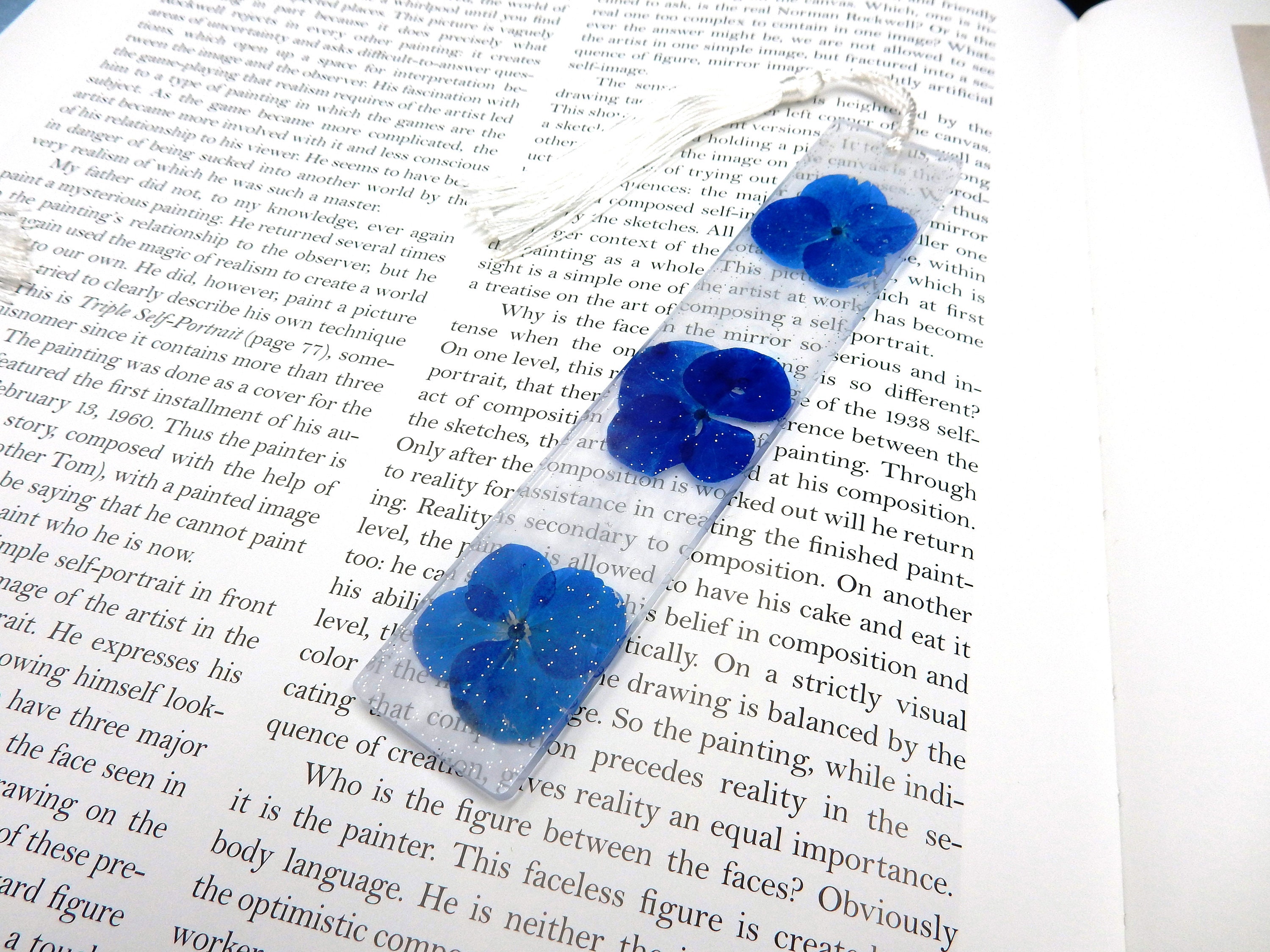 Handmade bookmark with dried flowers Etsy