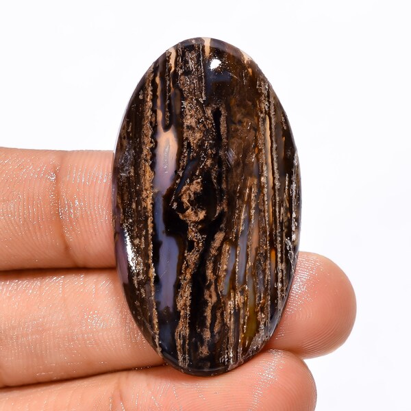 Natural Russian Dendrite Opal Oval Shape Cabochon Loose Gemstone For Making Ring,pendant, bracelet and Making All Type Jewellery