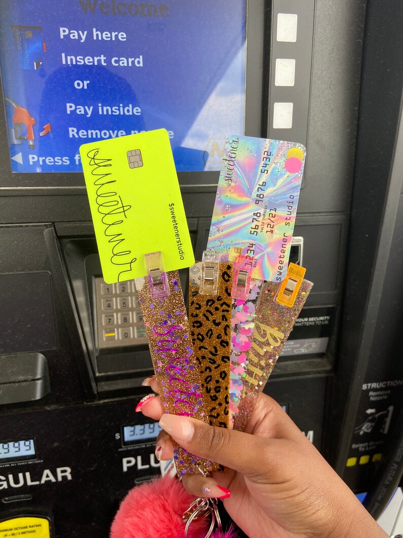 Credit card grabbers / cute card grabber for women / custom Etsy